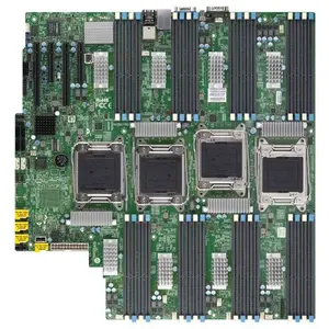 Supermicro X10QBL-CT用 (SuperServerのみ) サーバーマザーボードIntelC602J LGA 2011 DDR3最大2テラバイト8 SAST3 6 USB