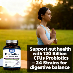 Enzymes digestives pour adultes OEM, prébiotiques en capsules, poudre de probiotiques pour le soutien immunitaire, santé intestinale - Product Image 4