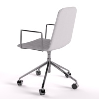 Chaise de bureau en maille et cuir PU avec accoudoirs fixes, inclinable et réglable en hauteur pour la maison et le bureau de direction