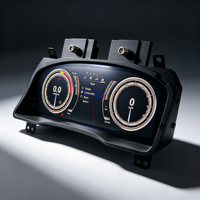 Panel Instrumen Speedometer Sistem Linux LCD Digital Cluster 12,3 inci untuk Toyota Land Cruiser Prado J120/J150