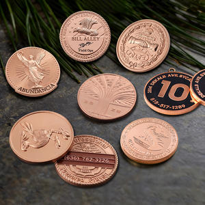 Monedas Personalizadas con Grabado, Relieve Exquisito, Moneda de Cobre Puro de 1oz .999, Troqueles de Estampado 2D y 3D, Monedas para Regalo - Product Image 1