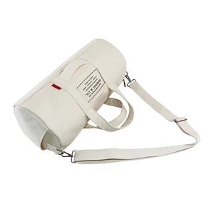 Waterproof Canvas Weekender <b>Leather</b> Overnight Handbag 2026 Oversized Travel Duffel Bag - Product Image 4