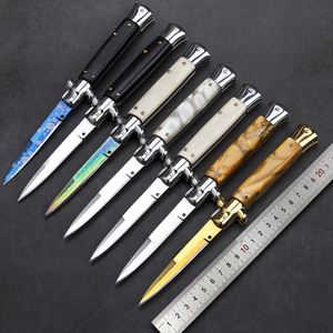 Italian Mini Switch Clip <b>Knives</b> Outdoor Survival <b>Knife</b> Portable Pocket Camping Folding Tactical Sharp <b>Knives</b> Self Defense - Product Image 6