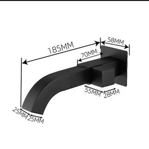 Grifo de Agua Monomando de Latón para Baño, Montado en la Pared, Cromado, para Lavabo Empotrado - Product Image 4
