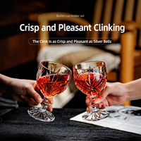 Verre à vin de luxe de style européen gravé, à pied haut, pour vin rouge, idéal pour la maison, les fêtes, les mariages, les restaurants, les bars, vente en gros, cadeau