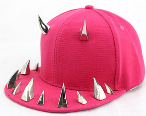 Moda chic Hombres Mujeres sombreros <span class=keywords><strong>de</strong></span> camionero con remaches <span class=keywords><strong>de</strong></span> metal cuernos y dientes <span class=keywords><strong>de</strong></span> lobo Sombrero <span class=keywords><strong>de</strong></span> béisbol <span class=keywords><strong>rap</strong></span> Snapback Flat Bill <span class=keywords><strong>gorras</strong></span> sombrero - Product Image 4