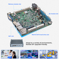 Mini PC Industrial Intel Core I3 I5 I7 de Doble Núcleo, 6 Puertos USB, 2 Puertos COM, 2.5G, Gráficos HD, SSD, Nuevo, DDR3, 15W, Compatible con Linux, para Juegos