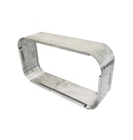 Profilé de cadre de boîte lumineuse publicitaire usiné sur mesure par CNC, extrusion d'aluminium anodisé, plusieurs couleurs, OEM commercial