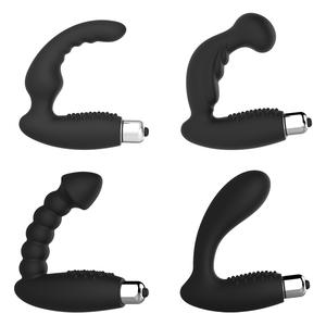 Silicone <span class=keywords><strong>Prostate</strong></span> Masturbation Vibrateurs Vibration Anal Plug pour Hommes et Femmes G-Point Stimuler Anal Sex Toys - Product Image 1