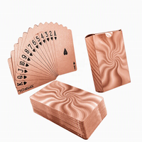 Jeu de cartes de poker personnalisé double face avec estampage à chaud, finition des bords et gaufrage/débossage pour jeu éducatif