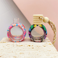 Vente en gros 10ml flacons de parfum vides pour diffuseur de désodorisant suspendu pour voiture avec bouchons en bois