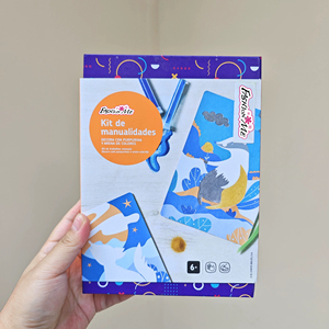 Kit d'art de <span class=keywords><strong>peinture</strong></span> au <span class=keywords><strong>sable</strong></span> FashionMe DIY, comprend du <span class=keywords><strong>sable</strong></span> coloré et des paillettes pour une activité sensorielle sans désordre pour les enfants - Product Image 1