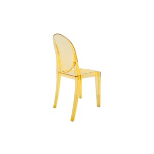 Chaise empilable transparente en PC pour enfants, idéale pour les fêtes et événements, en plastique cristallin français - Product Image 4