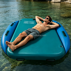 Hailebao Plateforme Flottante Gonflable en PVC Drop-stitch pour Yoga et Lutte, Épaisseur 0,7 mm, Écologique, Durable, Portable, pour Piscine et Eau - Product Image 6
