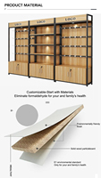 Étagère de supermarché robuste en acier économique à un seul côté, imperméable, avec installation rapide pour les épiceries