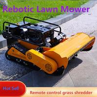 Produit phare : Robot tondeuse à fléaux télécommandé, mini débroussailleuse sur chenilles, broyeur d'herbe