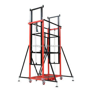 Perancah Lipat Elektrik 3M, Platform Pengangkat Tali Kawat Elektrik dengan Remote Control, Perancah Elevator untuk Hotel dan Penggunaan Rumah Tangga - Product Image 4