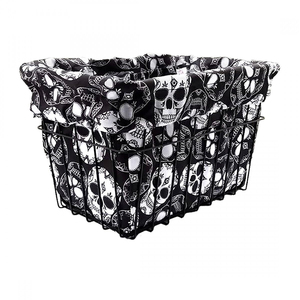 Doublure de <span class=keywords><strong>panier</strong></span> de vélo imperméable à motif personnalisé 2 en 1 Sac fourre-tout <span class=keywords><strong>Panier</strong></span> de vélo léger pour le rangement Couverture de <span class=keywords><strong>panier</strong></span> de vélo avant pour unisexe quotidien - Product Image 3