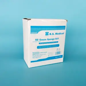 First class Factory supplier medical consumables sterile gauze swabs for surgical operation use