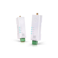 Mini Din Rail 4G LTE Cellular modem RS485 RS232 TTL ke Cat1 Port Industrial DTU tertanam Dual-Core Cortex-A5 USR-DR154/152/150