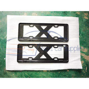 2011-2023 Pour modification automobile Plaque d'immatriculation Pare-chocs avant Fibre de carbone 718 <span class=keywords><strong>911</strong></span> État neuf - Product Image 2