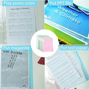 30 Pocket Gold Supplier Top Quality Artwork Plastic Sleeves Art <b>Portfolio</b> Display Book Presentation Book <b>Folder</b> - Product Image 3
