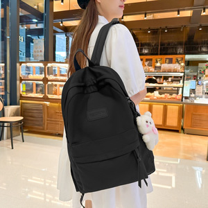 Korean Style <b>Backpack</b> For <b>School</b> Girls Lightweight Waterproof <b>Large</b> Capacity With Letter Pattern Summer 2023 - Product Image 3