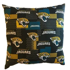 Factory outlet Manufacturing of Double sided New Type Throw Pillow NFL Jacksonville Jaguars Throw Pillow Decoration cover