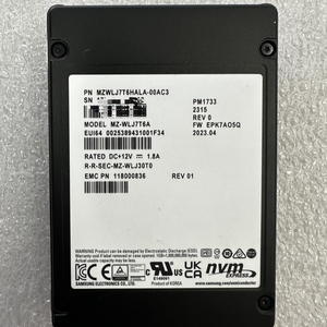 For PM1733 MZWLJ7T6HALA-00AC3 MZ-WLJ7T6A MZ-WLJ30T0 118000836 7.68TB <b>2.5</b> Inch NVMe PCle 4 State Solid Drive <b>SSD</b> PM1733 NVMe <b>SSD</b> - Product Image 4
