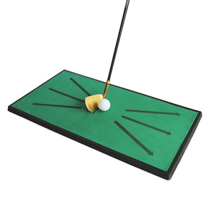 Tapis d'entraînement <span class=keywords><strong>de</strong></span> <span class=keywords><strong>golf</strong></span> <span class=keywords><strong>personnalisé</strong></span> pour l'analyse <span class=keywords><strong>de</strong></span> la trajectoire du <span class=keywords><strong>balle</strong></span>, portable, en velours, pour la correction du swing, cages et tapis d'entraînement - Product Image 1
