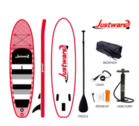 ISUP gonflable SUP gonflable 300X75X10 cm pagaie en aluminium Stand up Paddle Board Surfboard Aqua Set Pump Set