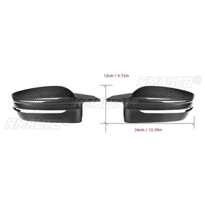 Cubiertas de Espejos Retrovisores de Fibra de Carbono Seca para BMW Serie 2/3/4 G20 G28 G22 G23 G26 G42 2020- en adelante, Reemplazo de Carcasas de Espejos Laterales - Product Image 6