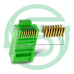 Giá Đầu Nối RJ45 <span class=keywords><strong>RJ11</strong></span> Nhà Máy Chuyên Nghiệp Đầu Nối Rj45 UTP Cat6A Cat7 Cat 7 Ethernet Giá Đầu Nối RJ45 - Product Image 5