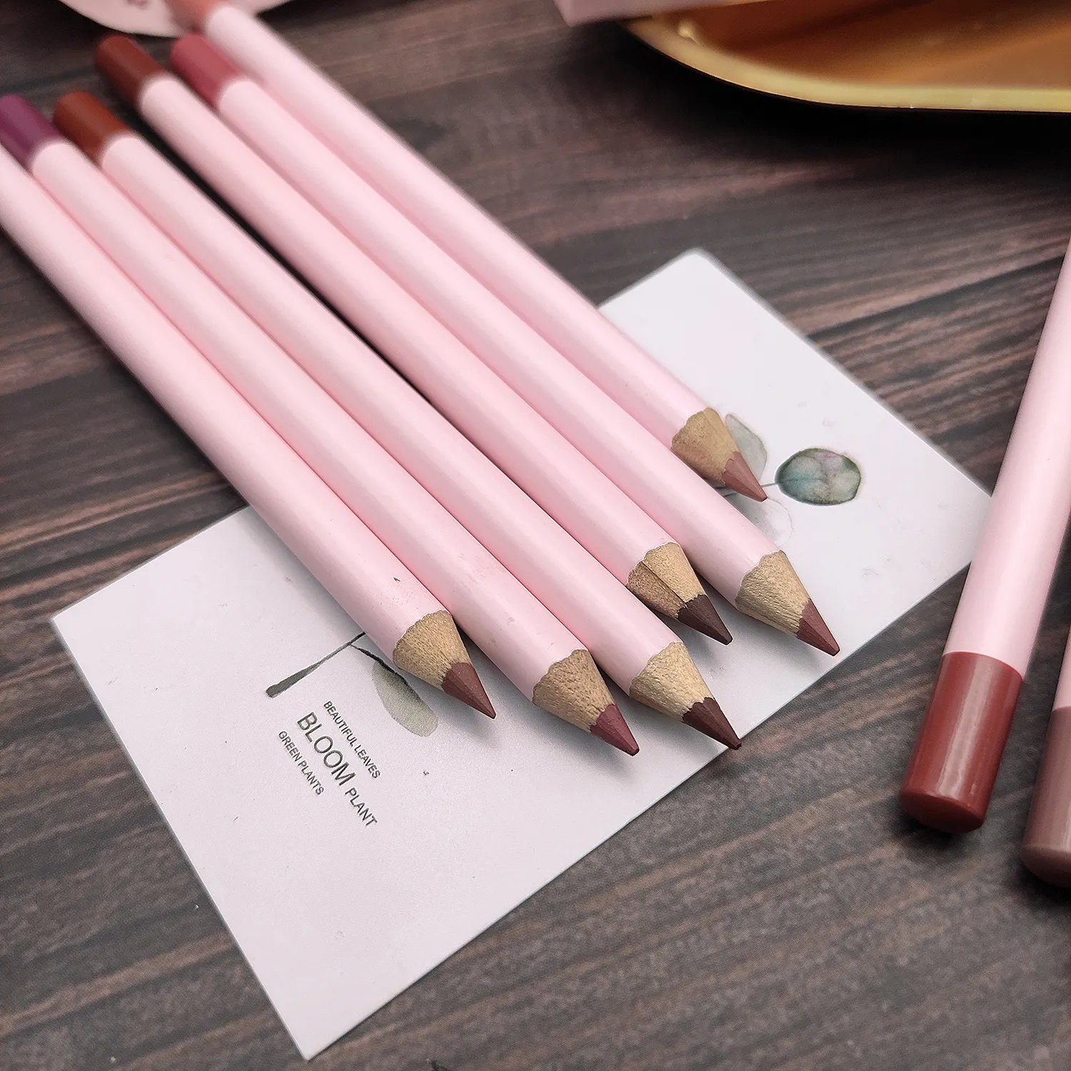 Wholesale Customized Best Quality Brown Lip Liner Best Selling Waterproof Lip Liner Pencil Private Label