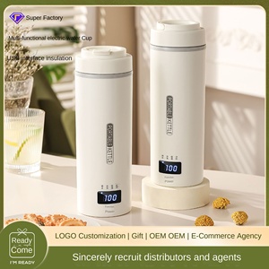 Mini termo portátil de 500ML, termo de viaje, pantalla de temperatura, 6-12 horas de aislamiento térmico para té, café, hervir, guisar - Product Image 2