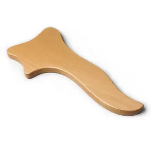 New Products Amazon Best Sell Model Wooden Scraping gua sha Therapy Massage Tool Natural wooden massage tool for body massage