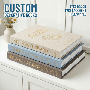 Caja <span class=keywords><strong>de</strong></span> <span class=keywords><strong>Libros</strong></span> Decorativa Personalizable, Juego <span class=keywords><strong>de</strong></span> 3 <span class=keywords><strong>Libros</strong></span> Falsos Versátiles, Adornos para el Hogar, para Estantes, Mesas <span class=keywords><strong>de</strong></span> Centro y Decoración Moderna - Product Image 1