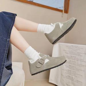 Vente en gros Birkenstocks Slip-on Femmes Hiver Chaud Diapositives Daim Fourrure Clogs Mules <span class=keywords><strong>Laine</strong></span> Pantoufles Chaussures - Product Image 2