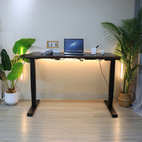 Cadre de bureau électrique réglable en hauteur 71" x 31" pour bureau à domicile, design écologique