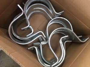 Hot Sell Hot Dip Galvanized Medium Duty Saddle <b>Clamp</b> with Bandwidth 50mm - Product Image 3