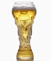 Verre à bière en forme de trophée, coupe de champion, style football, pour bar et pub