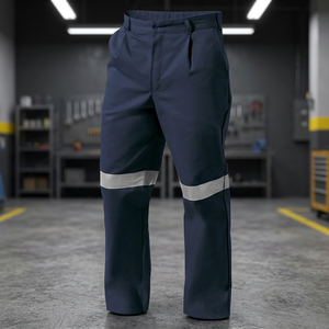 PK Custom OEM Service Unisex Adults <strong>Hi</strong> <strong>Vis</strong> Breathable Windproof Cotton/Polyester Workwear <strong>Pants</strong> &amp; Uniform Trousers - Product Image 3