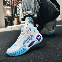 Chaussure de basket-ball américaine de marque personnalisée, baskets décontractées unisexes, tige en mesh, qualité supérieure, semelle en caoutchouc, tendance printemps automne
