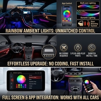 Éclairage d'ambiance pour voiture, prix d'usine, éclairage d'ambiance très vendu pour V W Sagitar 2026, éclairage d'ambiance intérieur de voiture