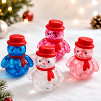 Jouet Squishy Bonhomme de Neige de Noël Mignon à Remontée Lente Anti-Stress, Jouet Fidget, Coffret Cadeau de Fêtes pour Enfants, Idéal pour Faveur de Fête, Vente en Gros