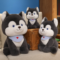 Décoration de chambre peluche Husky vente en gros mignon peluche conception personnalisée chien peluche animal en peluche