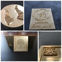 Machine de gravure CNC pour la micro-marquage à chaud de feuilles de cuivre et les matrices plates 2D en impression