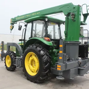 Offre Spéciale 6 tonnes pivotant droit bras grue montée sur tracteur avec DU CE d'oin