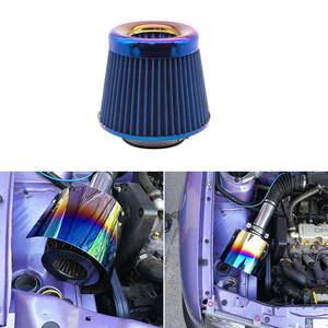 Offre Spéciale 2022 filtres Automobiles bleu brûlé 3 "76MM <span class=keywords><strong>filtre</strong></span> d'admission froid <span class=keywords><strong>à</strong></span> haut débit Kit <span class=keywords><strong>de</strong></span> filtres <span class=keywords><strong>à</strong></span> <span class=keywords><strong>air</strong></span> <span class=keywords><strong>de</strong></span> voiture <span class=keywords><strong>de</strong></span> course universel - Product Image 3