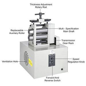 Máquina laminadora eléctrica de 25x25cm para hacer joyería de oro y plata, formación de alambre plano y redondo - Product Image 5